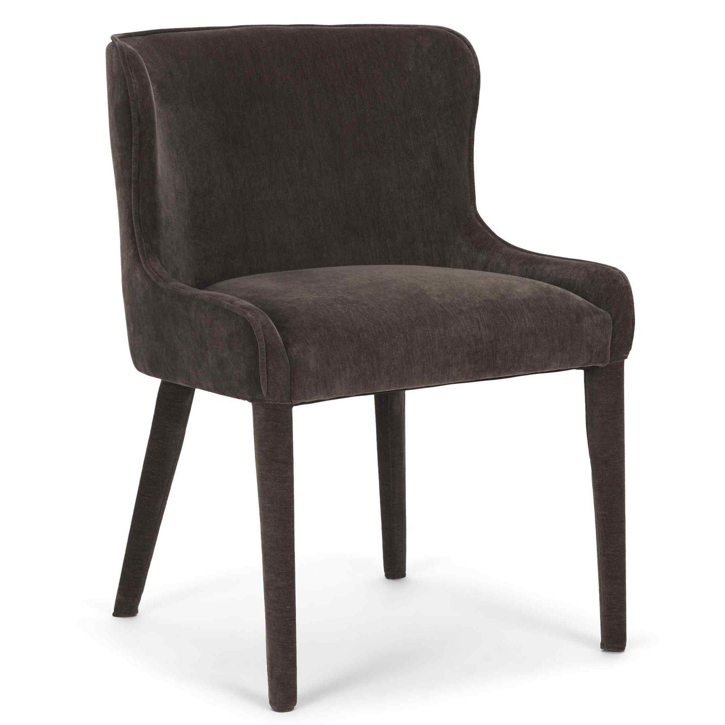 Mercana Nolan Slope Leather Armless Dining Chair 2PC