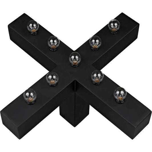 Noir Nolen Steel Table Lamp