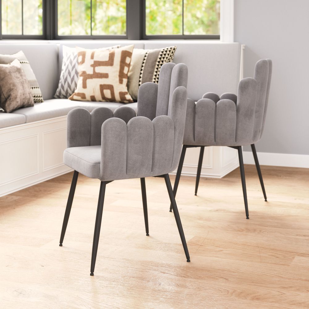 Zuo Modern Noosa Velvet Dining Chair 2PC