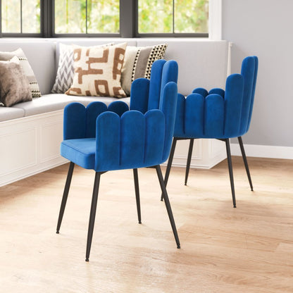 Zuo Modern Noosa Velvet Dining Chair 2PC
