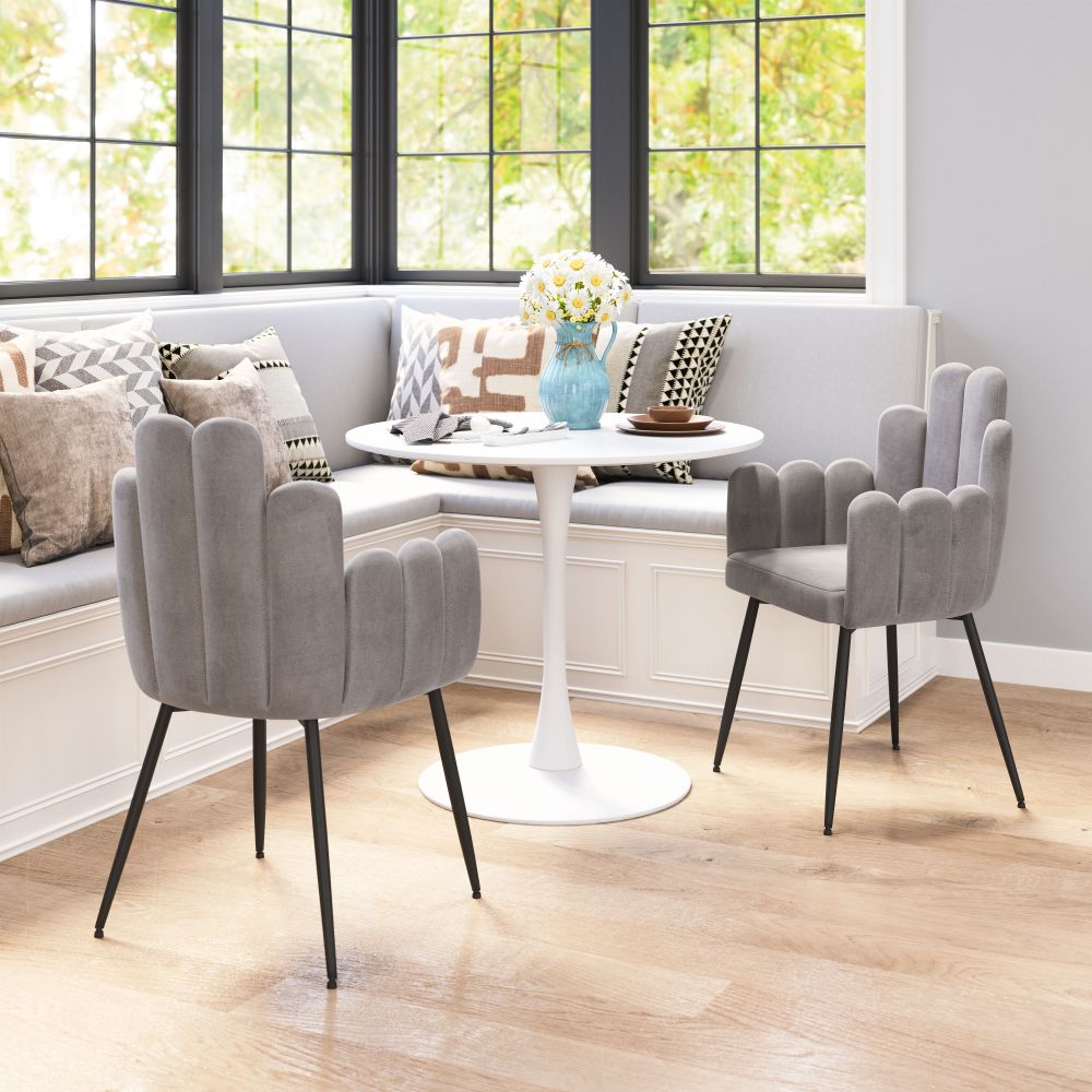 Zuo Modern Noosa Velvet Dining Chair 2PC