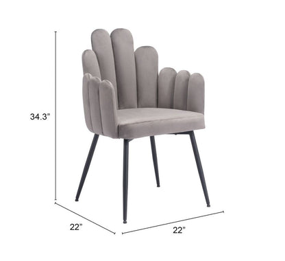 Zuo Modern Noosa Velvet Dining Chair 2PC