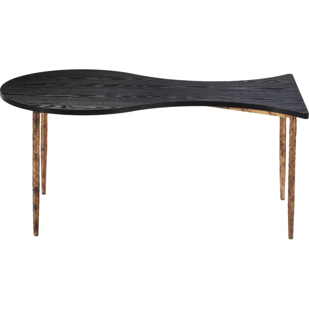 Norden Coffee Table Set (2 - Piece) Black & Bronze - LOOMLAN - Zuo Modern - Coffee Tables