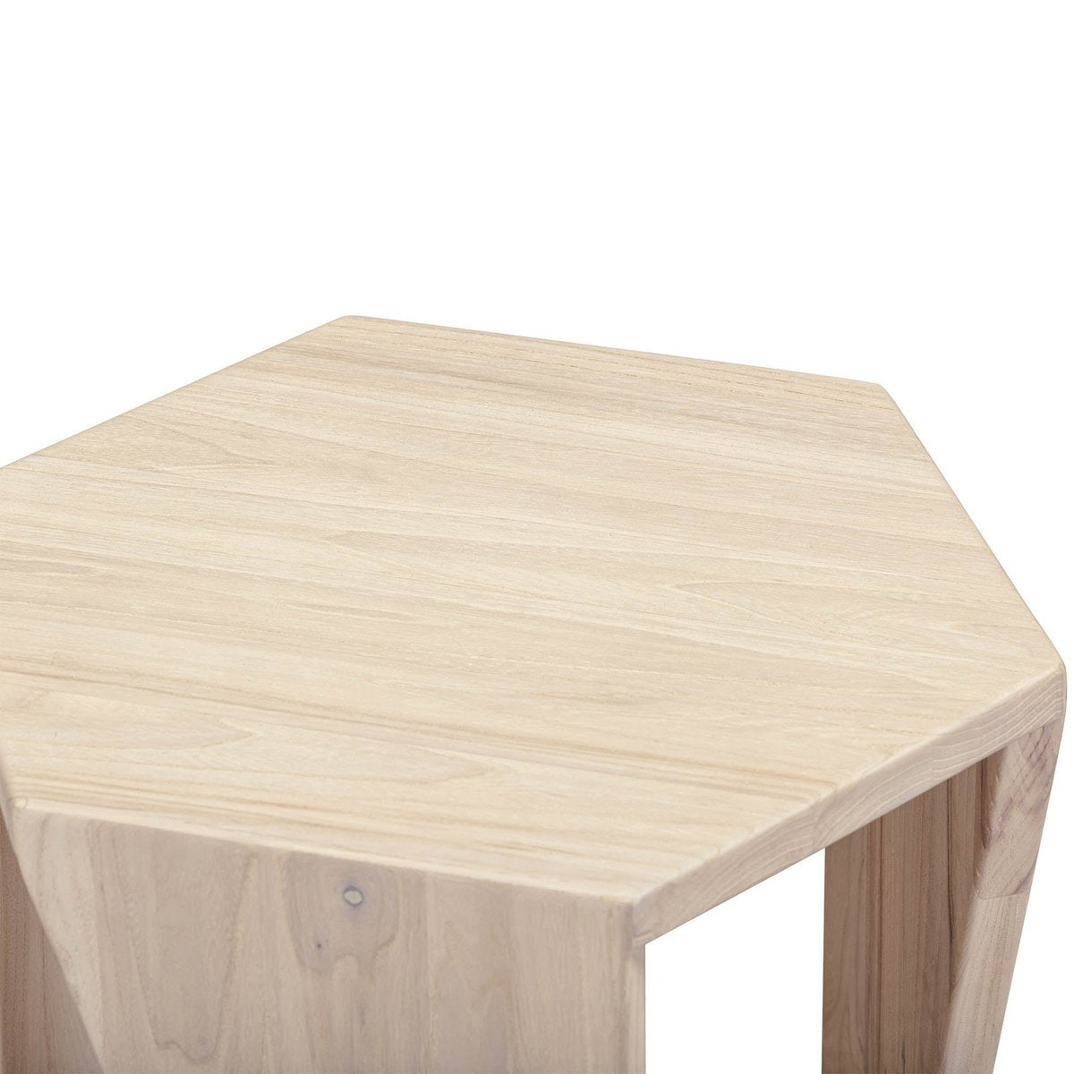 LH Home Nordic Three Leg Wood Side Table