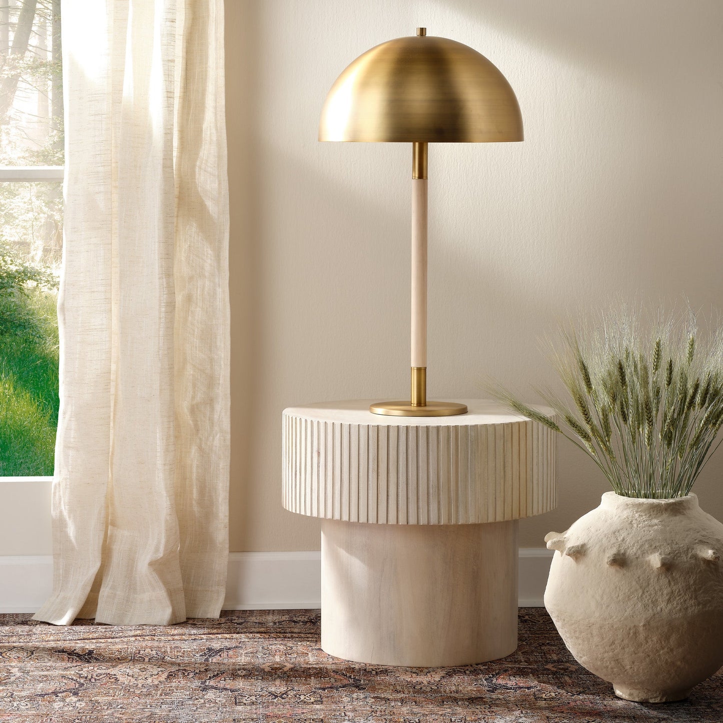 Notch Round Side Table-Side Tables-Jamie Young-Sideboards and Things