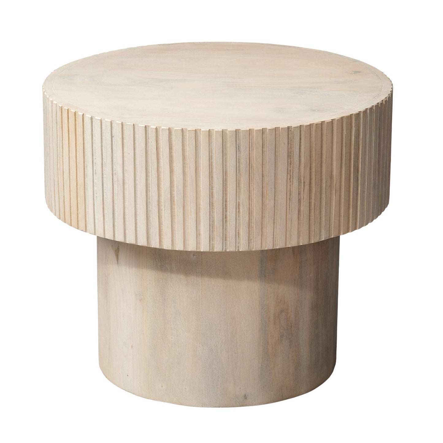 Notch Round Side Table-Side Tables-Jamie Young-Sideboards and Things