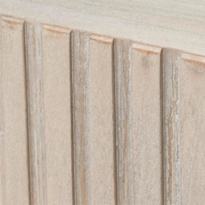 Notch Textural Square Accent Table