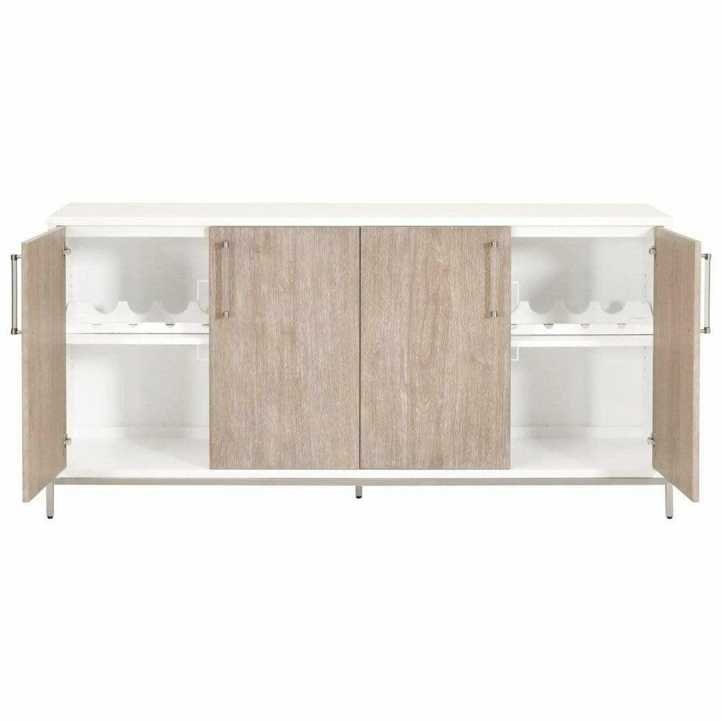 Nouveau Media Sideboard for Dining Room With Wine Rack Sideboards Sideboards and Things By Essentials For Living