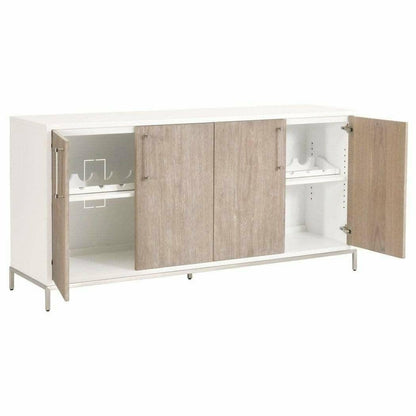 Nouveau Media Sideboard for Dining Room With Wine Rack Sideboards Sideboards and Things By Essentials For Living