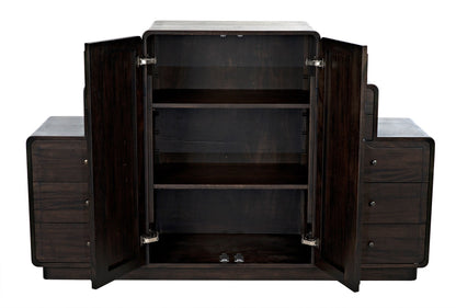 Nova Sideboard, Ebony Walnut-Sideboards-Noir-Sideboards and Things