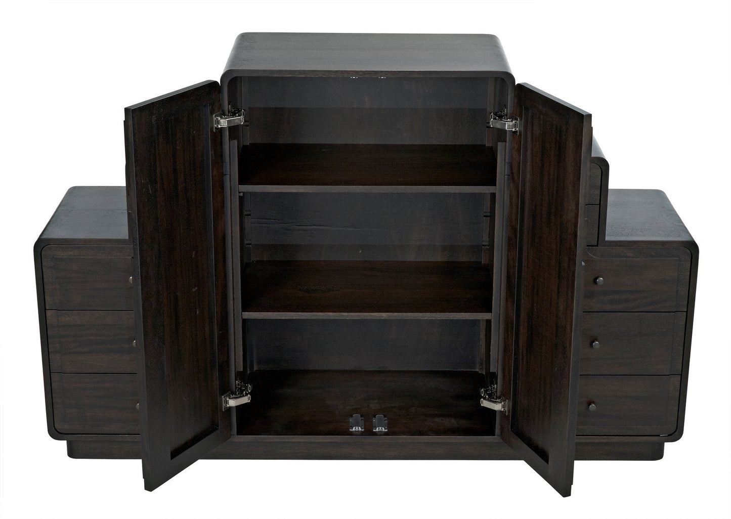 Nova Sideboard, Ebony Walnut-Sideboards-Noir-Sideboards and Things