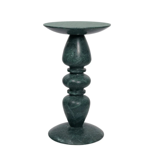 Nubia Marble Elegance Green Accent Table