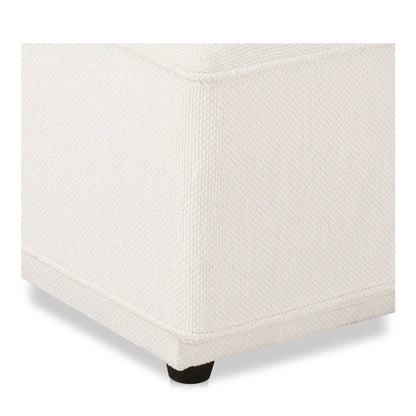 Rosello Polyester Upholstered Ottoman