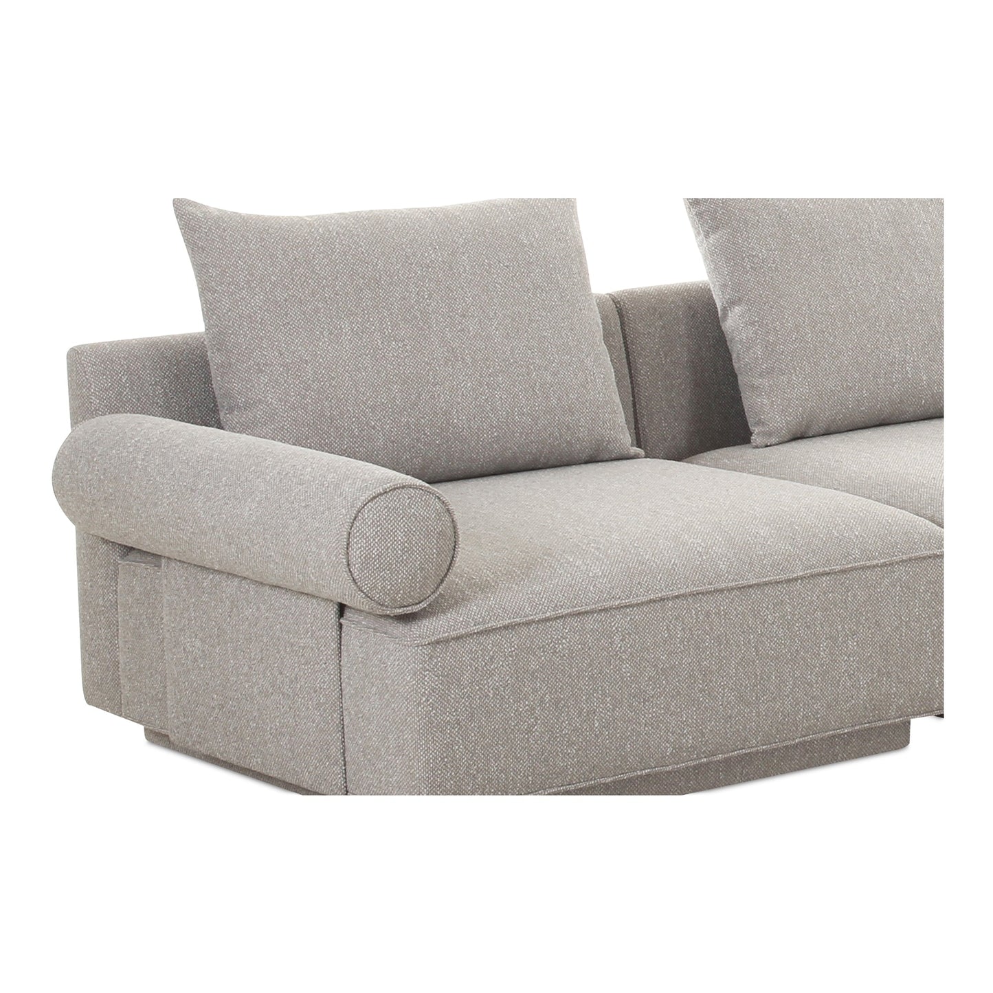 Rosello Polyester Upholstered Modular Sofa