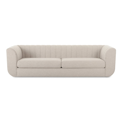 Rosy Polyester Upholstered Sofa