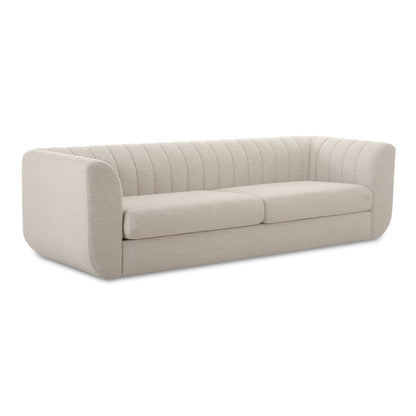 Rosy Polyester Upholstered Sofa