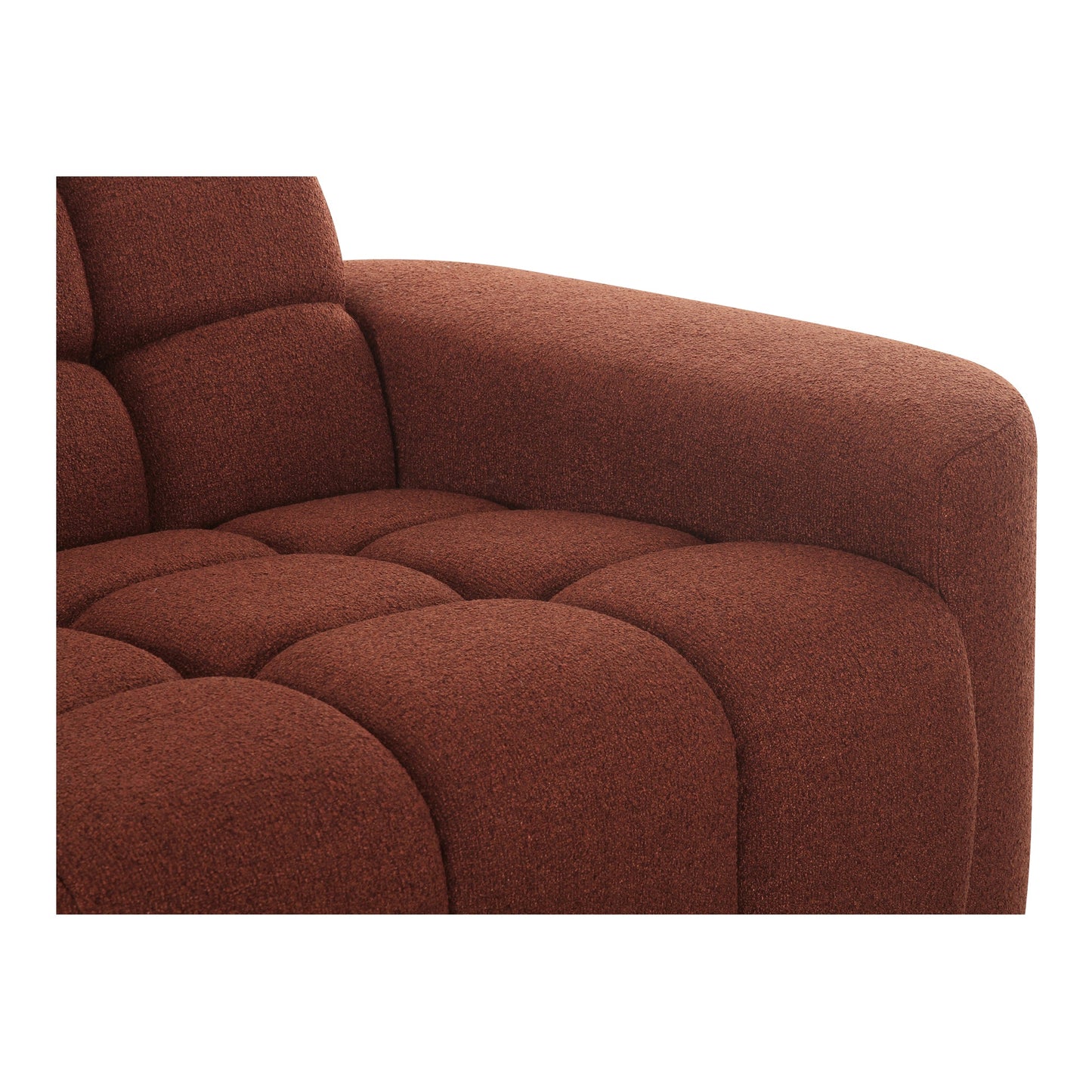 Roman Polyester Upholstered L-Shaped Sectional