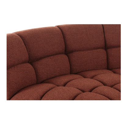 Roman Polyester Upholstered L-Shaped Sectional