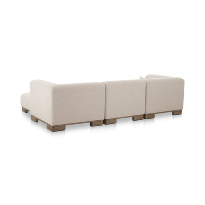June Oatmeal Lounge Modular Sectional