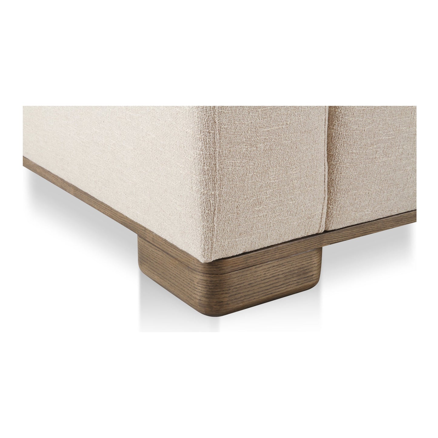 June Beige Classic L-Shaped Modular Sectional