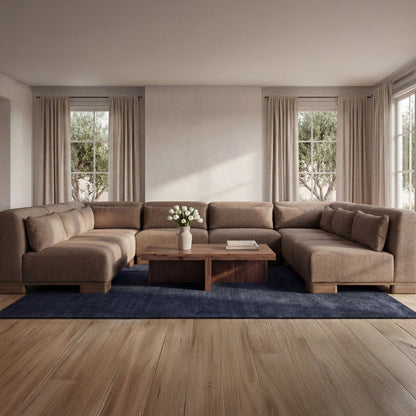 June Performance Fabric U-Shaped Modular Sectional