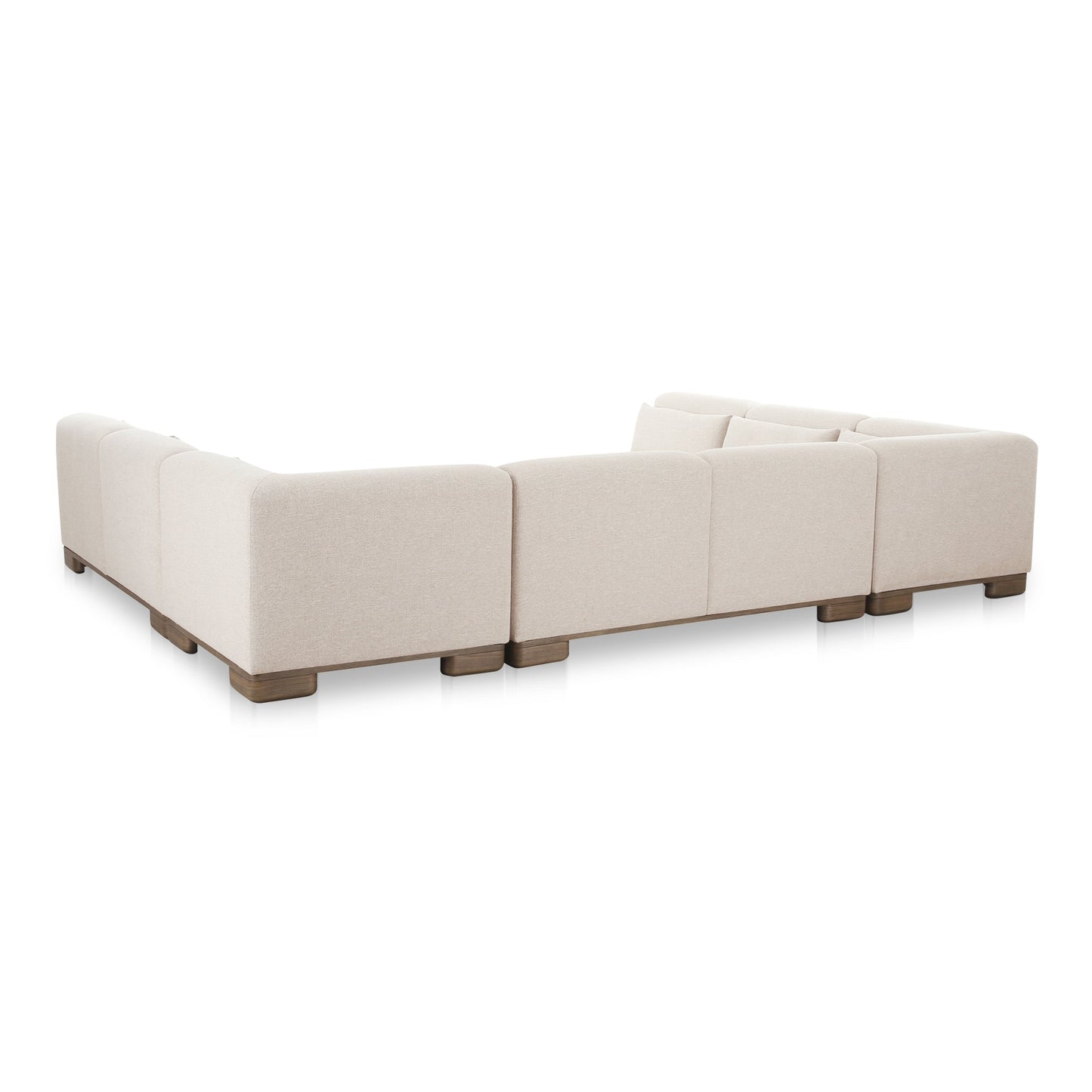 June Oatmeal U-Shaped Modular Sectional