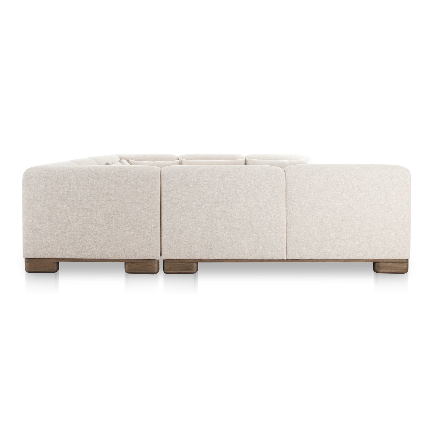 June Oatmeal U-Shaped Modular Sectional