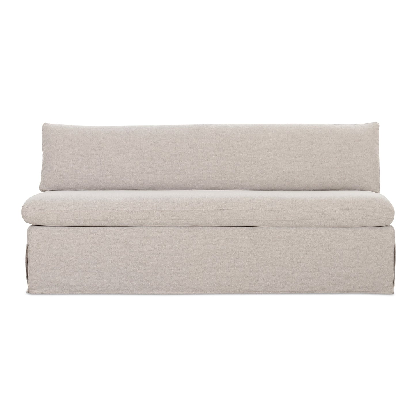 Fable Beige Slipcover Dining Bench