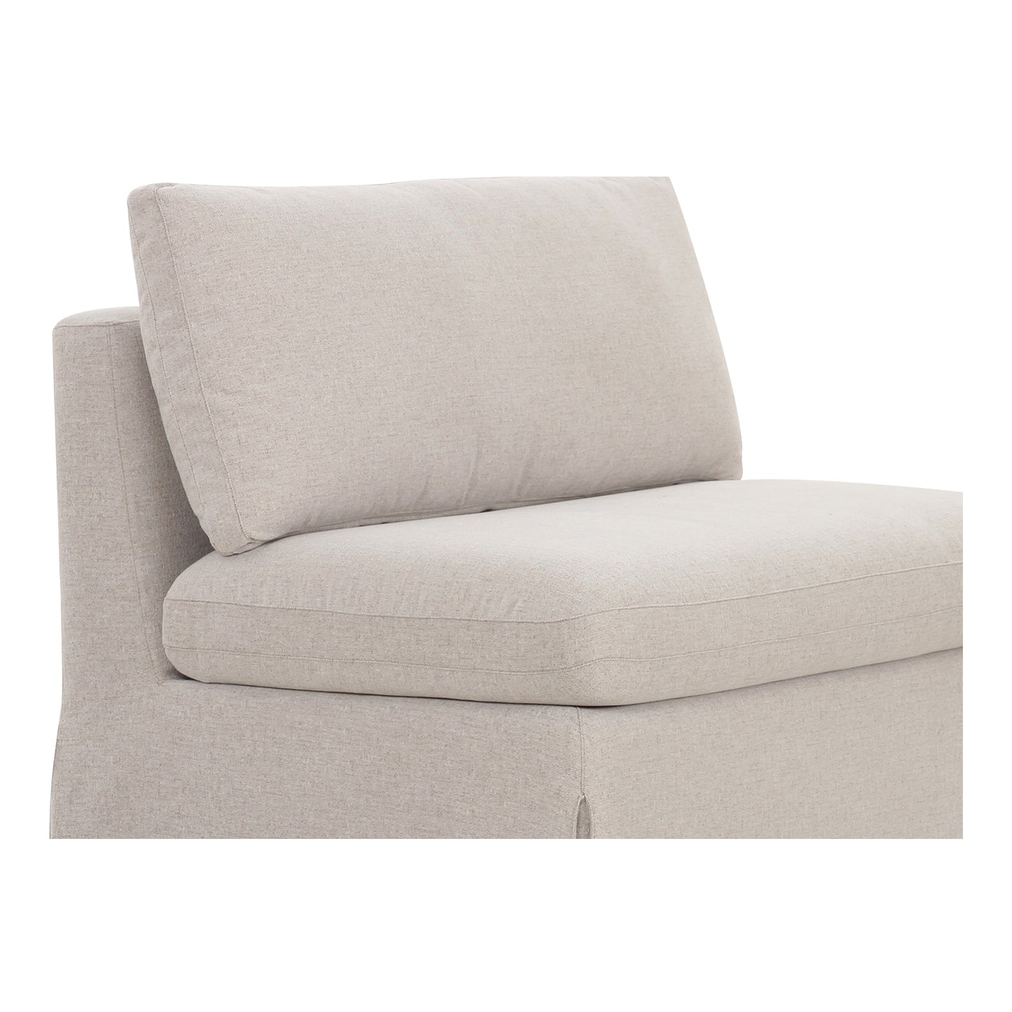 Moe's Home Fable Beige Washable Slipcover Modular Sofa