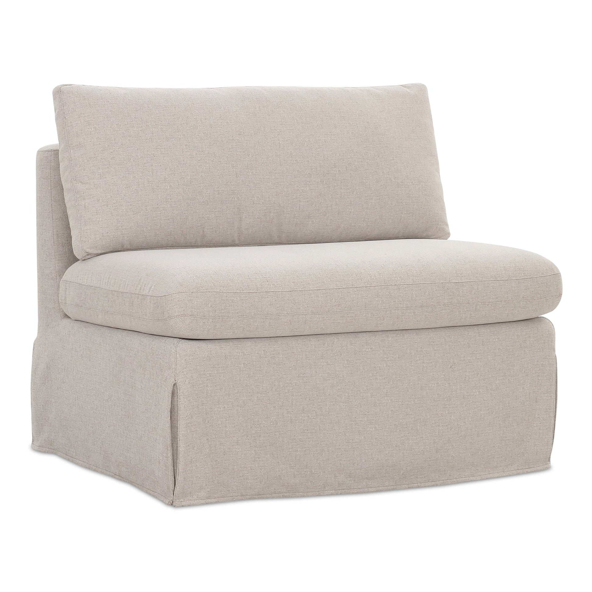 Moe's Home Fable Beige Washable Slipcover Modular Sofa