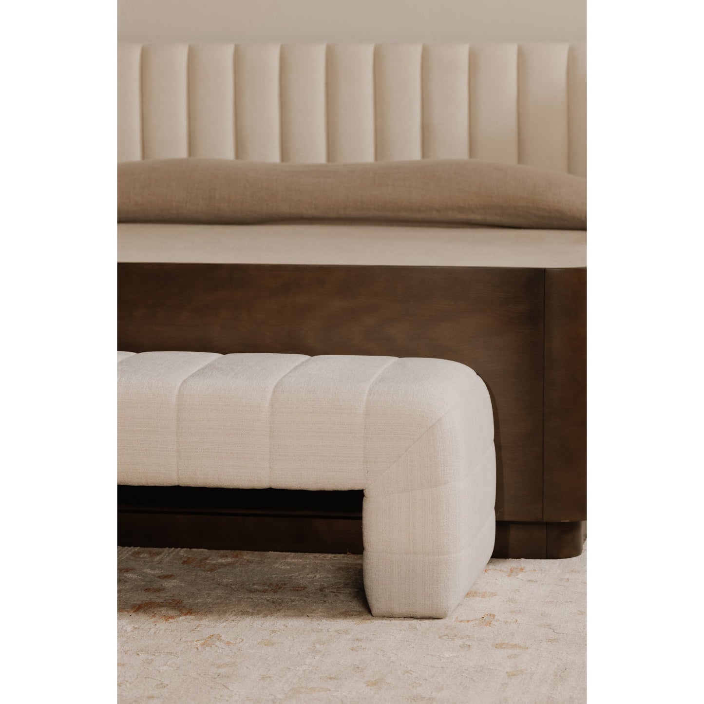 Verity Top Grain Leather Bedroom Bench