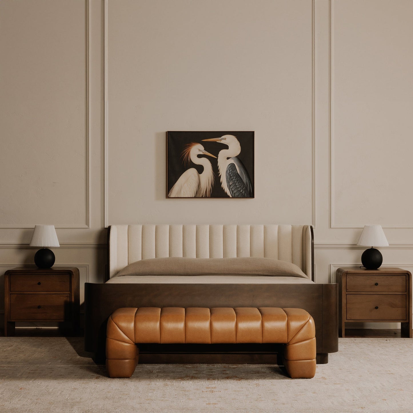 Verity Top Grain Leather Bedroom Bench