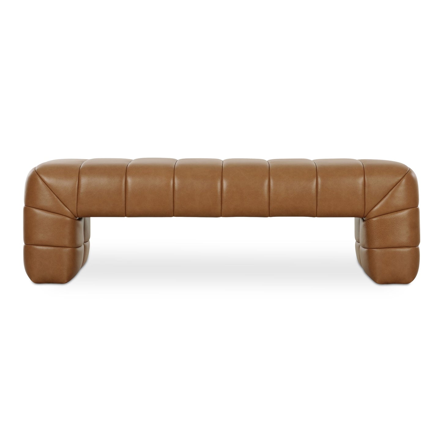 Verity Top Grain Leather Bedroom Bench
