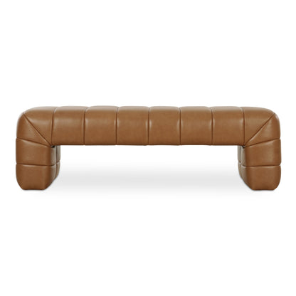 Verity Top Grain Leather Bedroom Bench