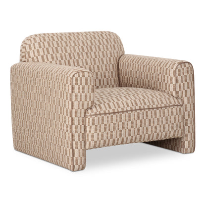 Leo Modern Geometric Design Accent Chair