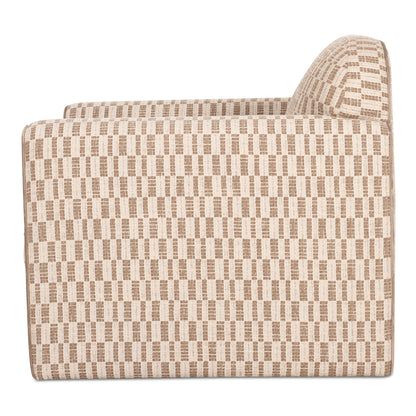 Leo Modern Geometric Design Accent Chair