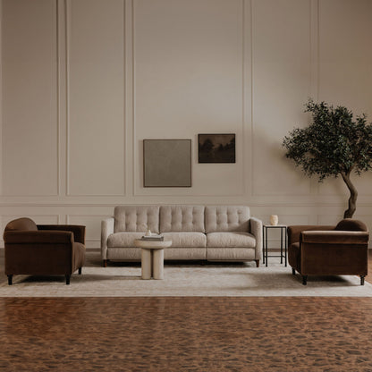 Harmony Modern Birch Legs Accent Chair