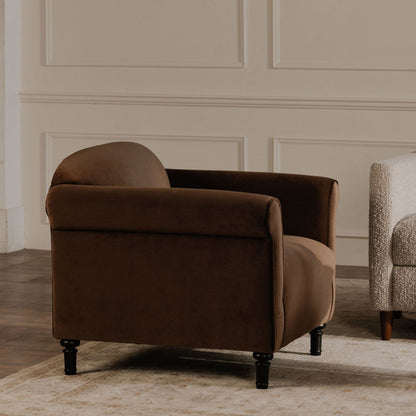 Harmony Modern Birch Legs Accent Chair