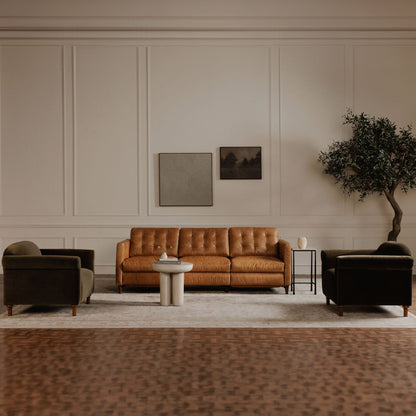 Harmony Modern Birch Legs Accent Chair