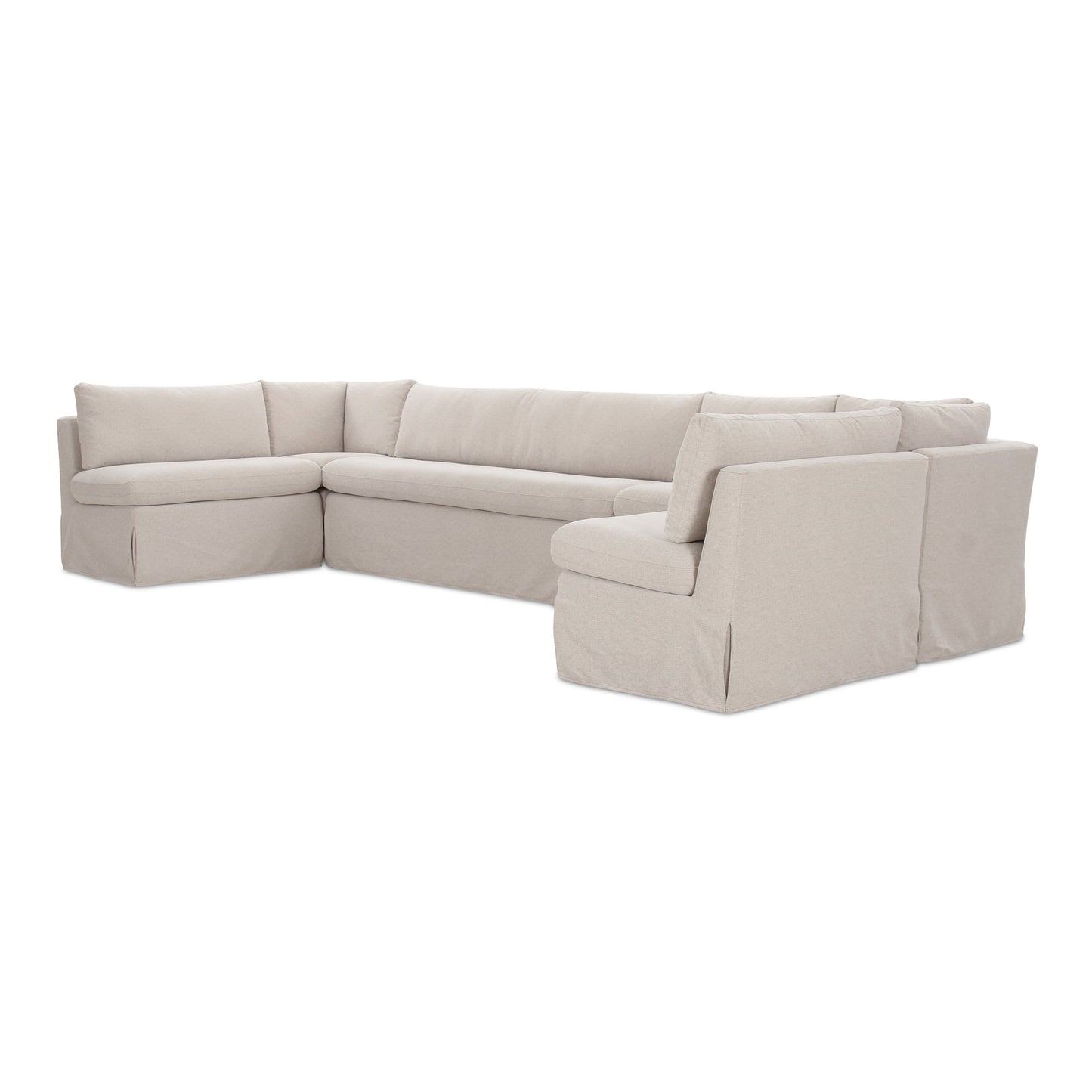 Fable U-Shape Slipcover Dining Banquette