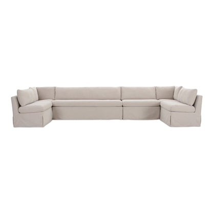 Fable U-Shape Slipcover Dining Banquette