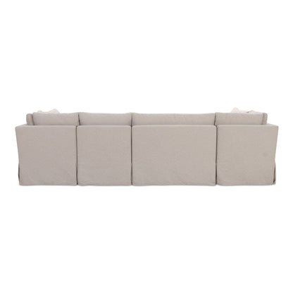 Fable U-Shape Slipcover Dining Banquette