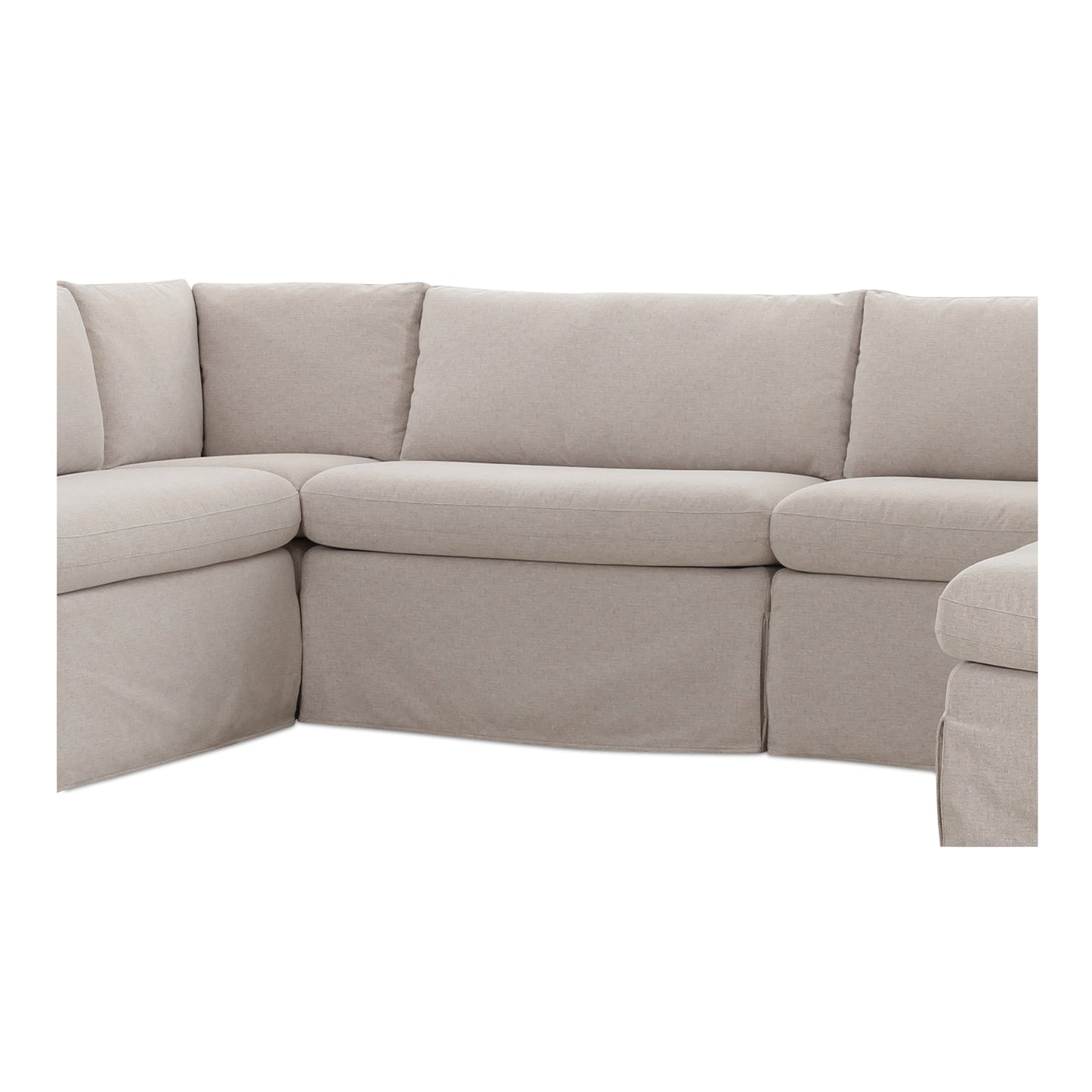 Fable U-Shape Slipcover Dining Banquette