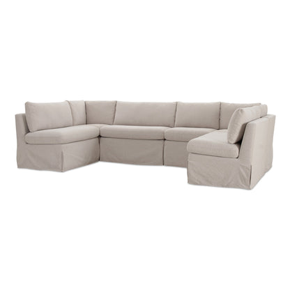 Fable U-Shape Slipcover Dining Banquette