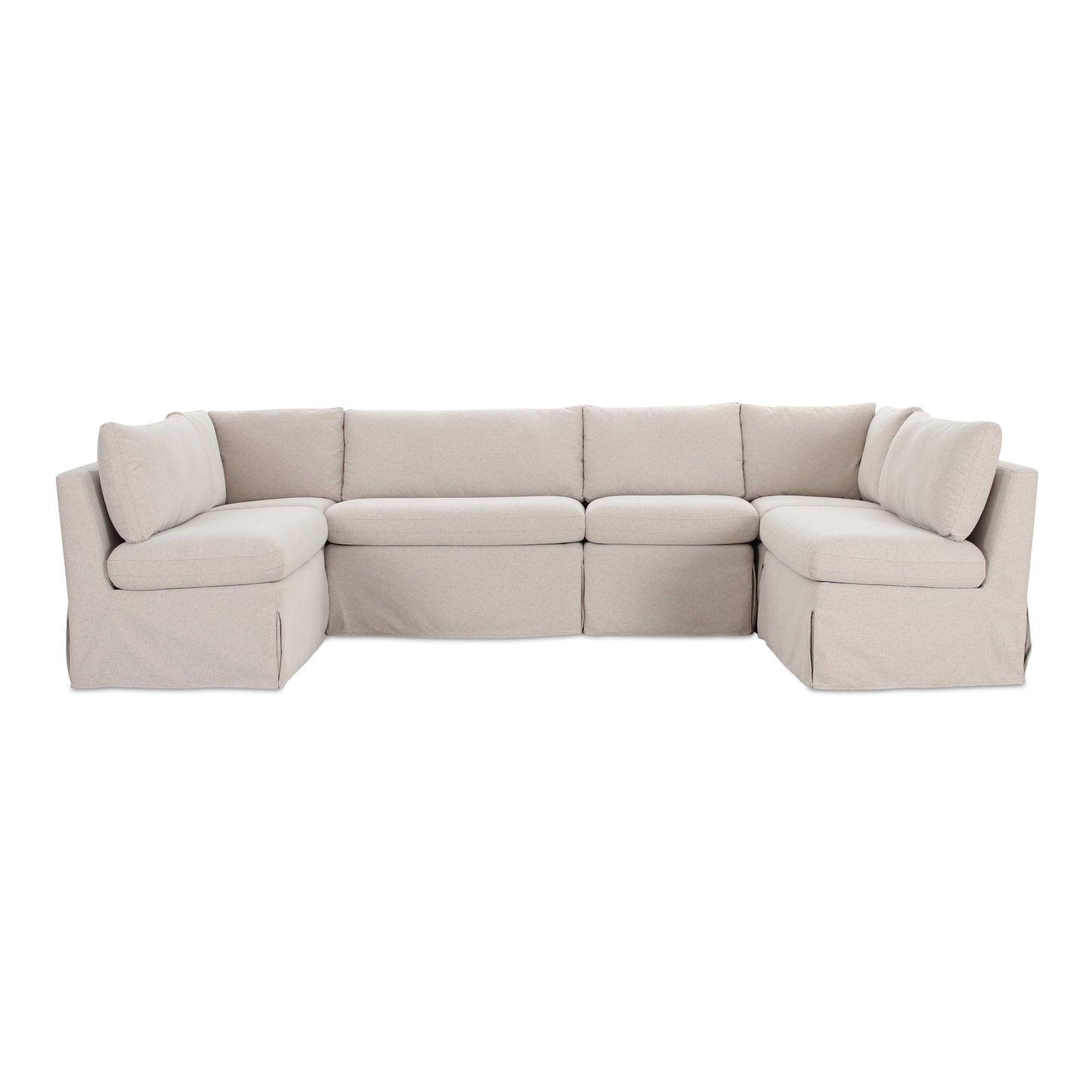 Fable U-Shape Slipcover Dining Banquette