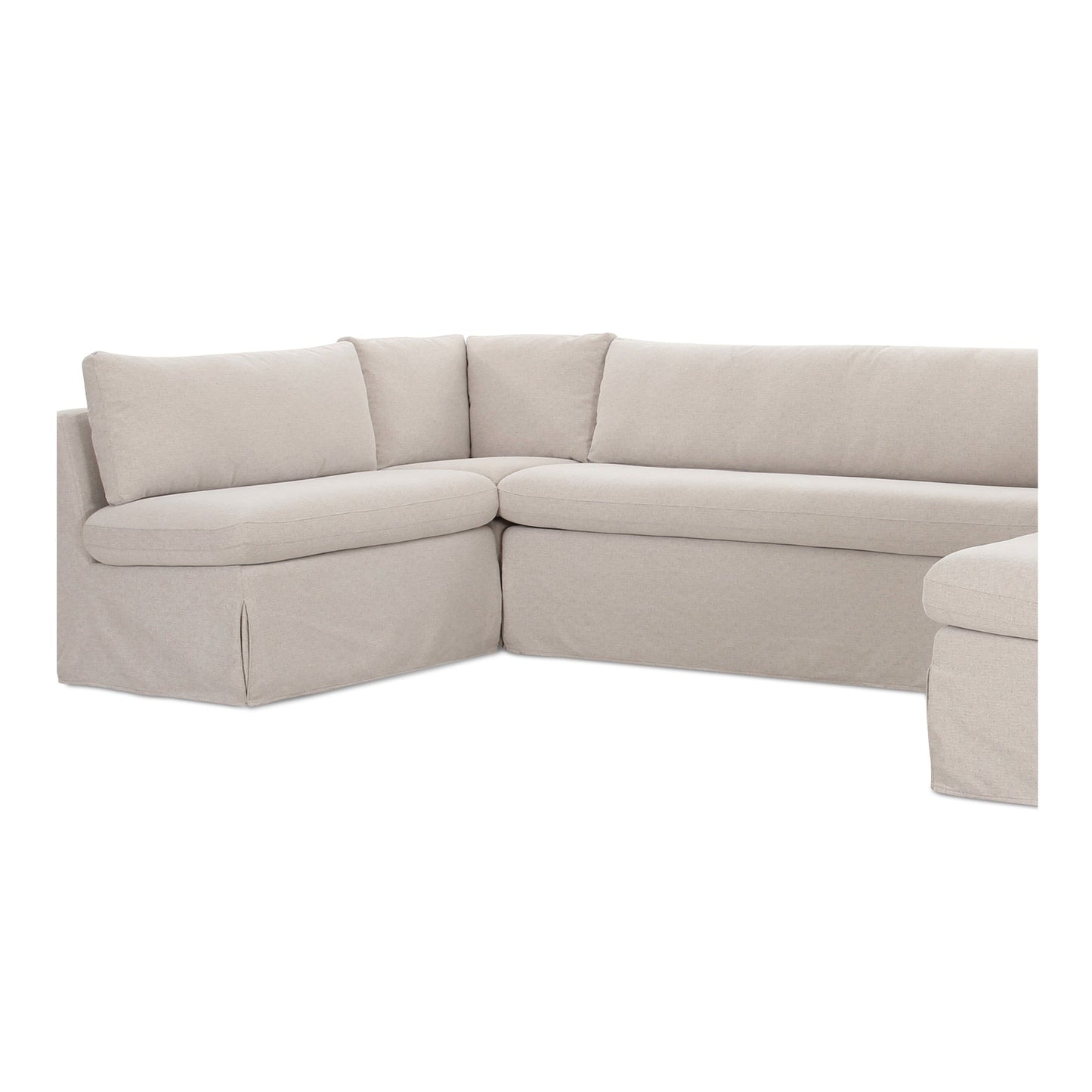 Fable U-Shape Slipcover Dining Banquette