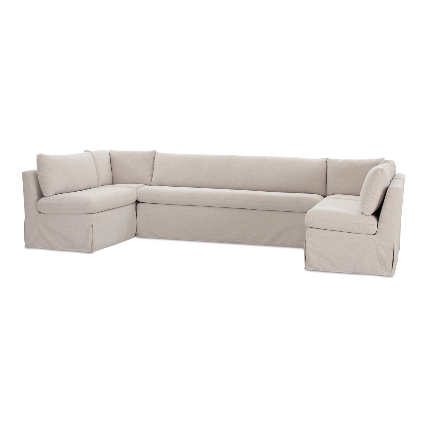 Fable U-Shape Slipcover Dining Banquette