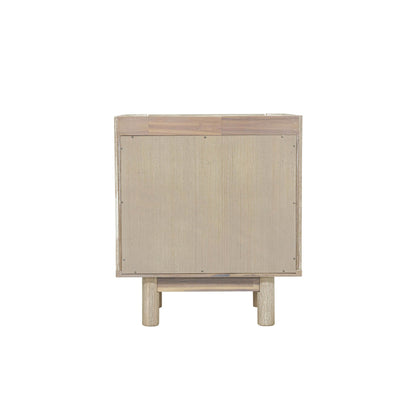 Oasis Two Drawers Wood Nightstand