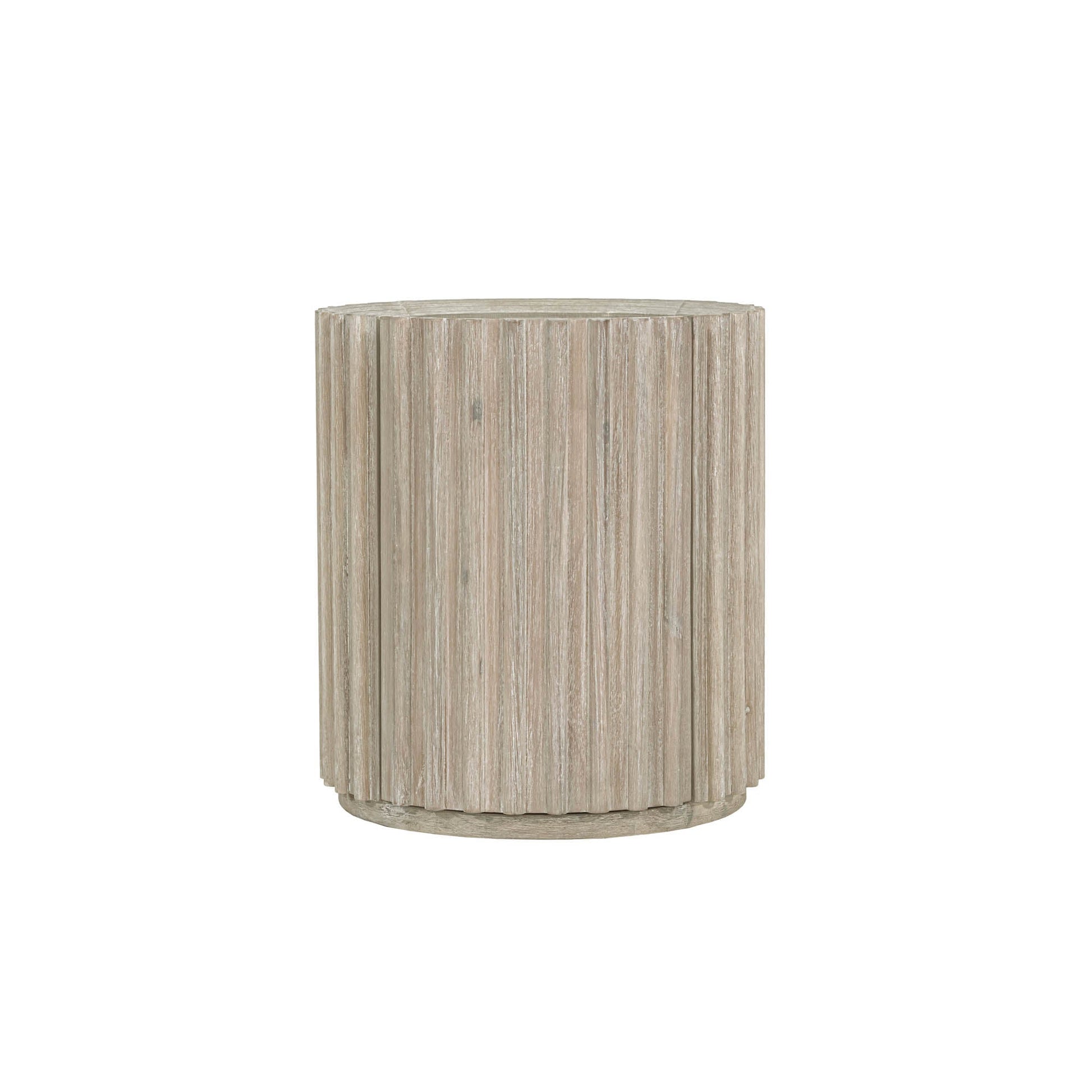 LH Home Oasis Solid Wooden Storage Side Table
