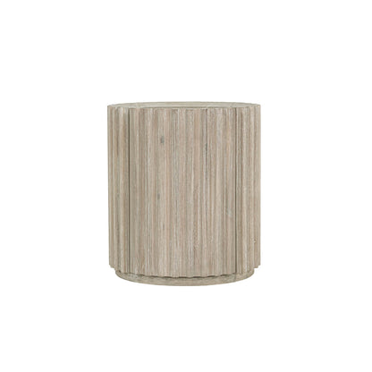 LH Home Oasis Solid Wooden Storage Side Table